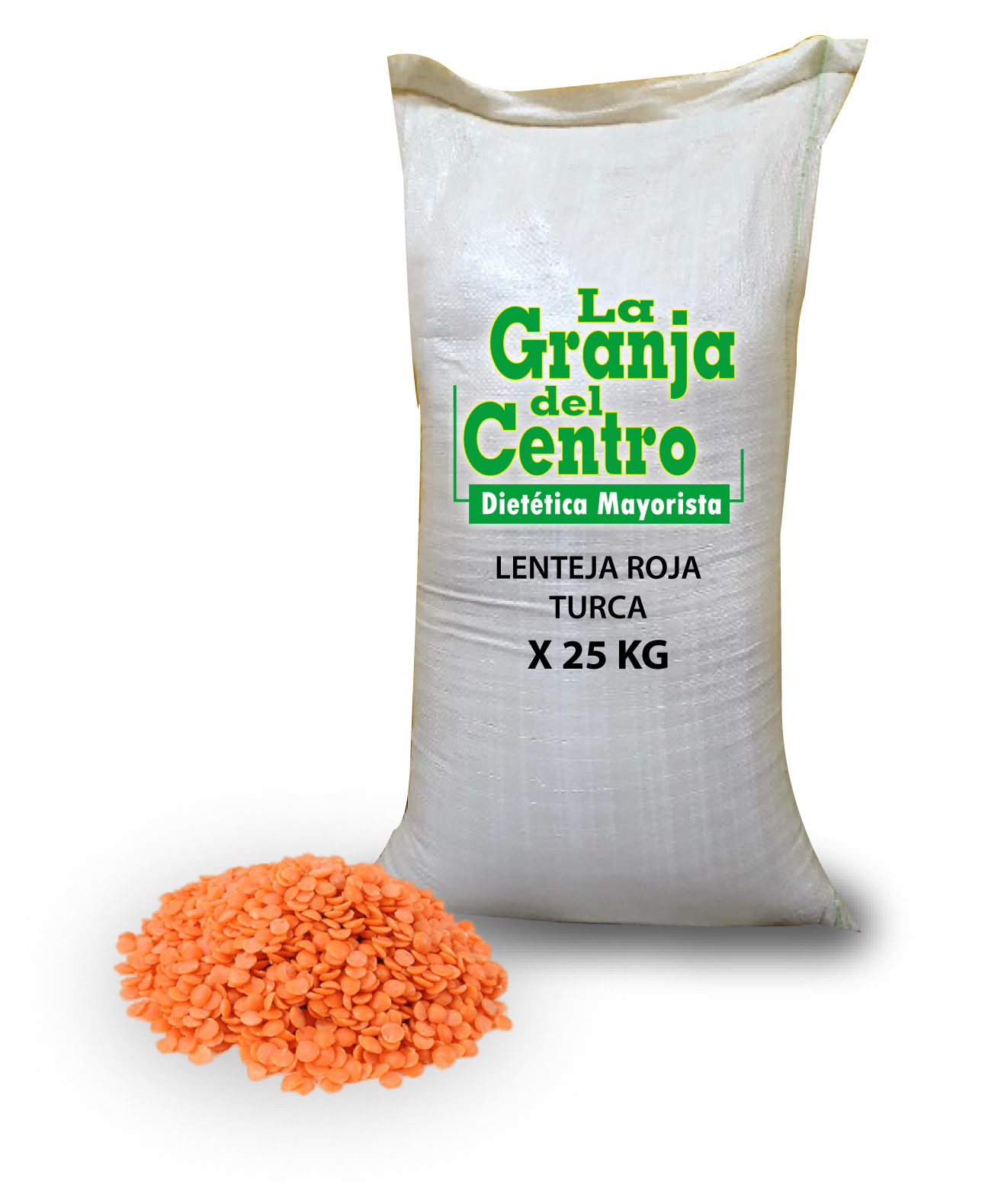 Lenteja ROJA TURCA x 25 kg